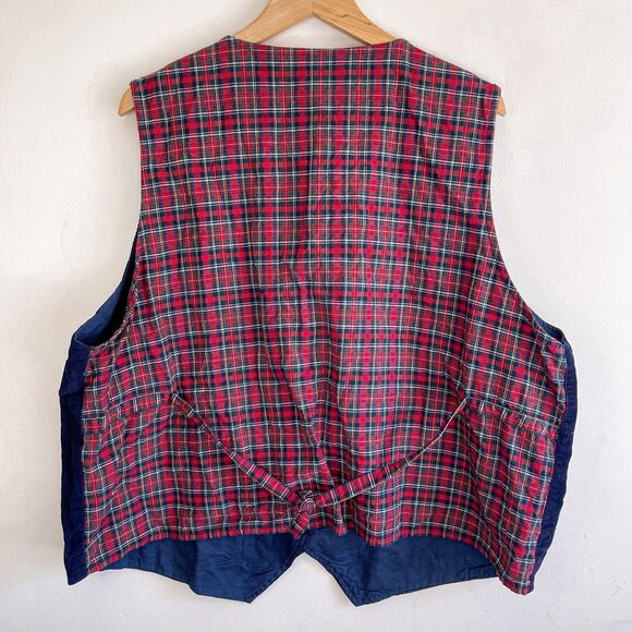 Vintage Victoria Jones Embroidered Christmas Vest Size 3X - Picture 6 of 8